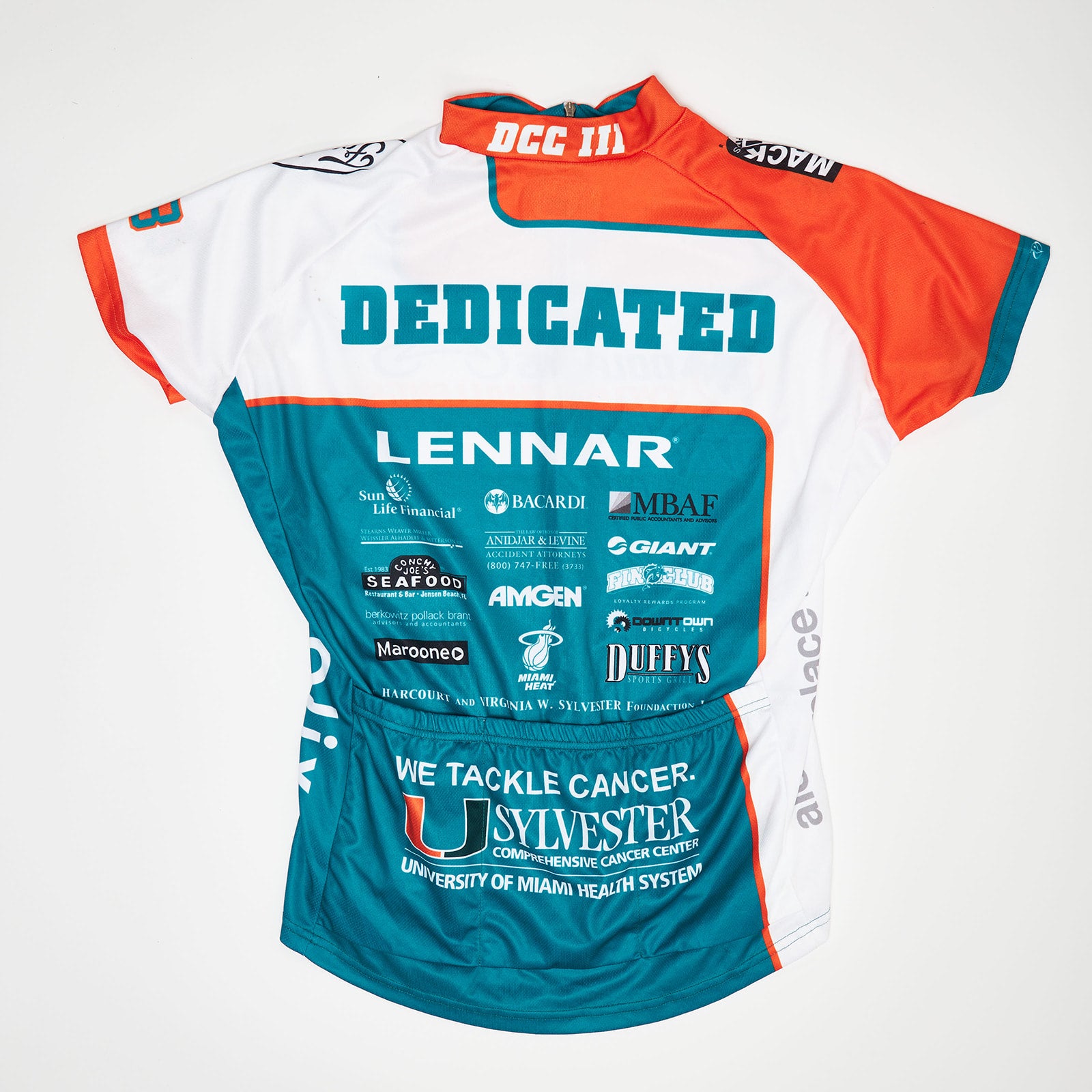 DCC III 2013 Women's Dolphins Cancer Challenge Cycling Jersey
