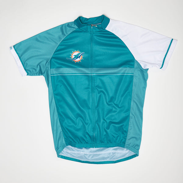 DCC 1 2011 Dolphins Cancer Challenge Cycling Jersey - Number 88 4XL / White/Aqua/Orange