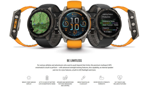 Garmin Fenix 8 AMOLED GPS Smartwatch