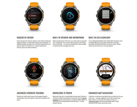 Garmin Fenix 8 AMOLED GPS Smartwatch