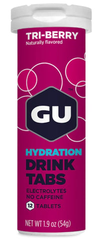 GU Hydration Drink Tabs (12 Tablets per Tube)