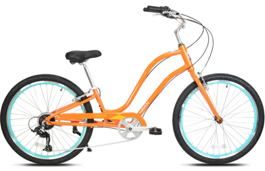 Haven Odyssey 7 26 Inch Step Through Beach Cruiser Bicycle