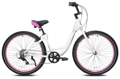 Haven Susan G. Komen 8 27.5 Step Thru 8 Speed Beach Cruiser Bike