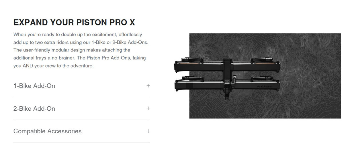 Kuat Piston Pro 2 Bike 2" Hitch Rack