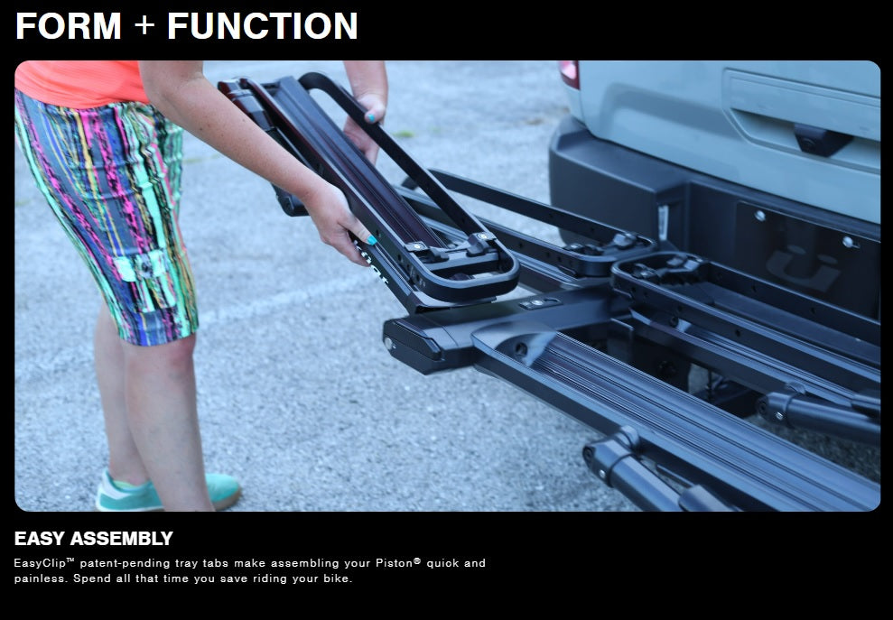 Kuat Piston® Pro X 2" LED Dual Ratchet Platform Hitch Bike Rack With Kashima - 2 - Bike
