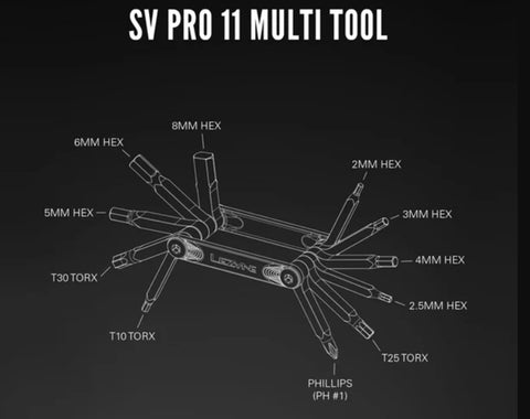 Lezyne SV Pro 11 Compact Bicycle Multi Tool