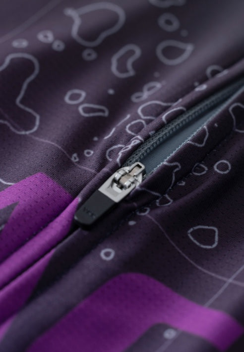 Mack Cycle Key West Purple Men's Sleeveless Triathlon Top