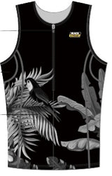 Men's Wild Animals Sleeveless Triathlon Top