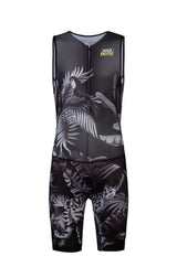 Men's Wild Animals Sleeveless Triathlon Race Suit
