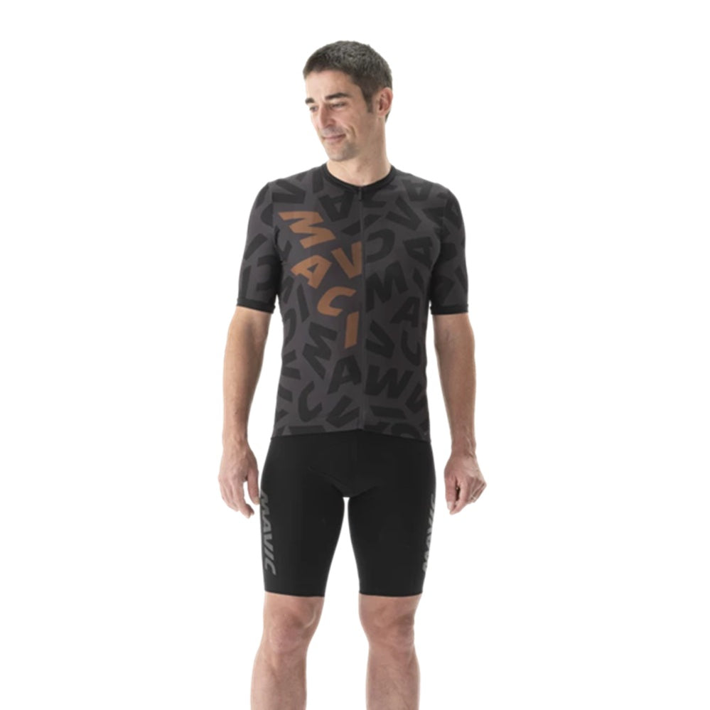 Mavic Aksium Graphic Full Zipper Short Sleeve Cycling Jersey