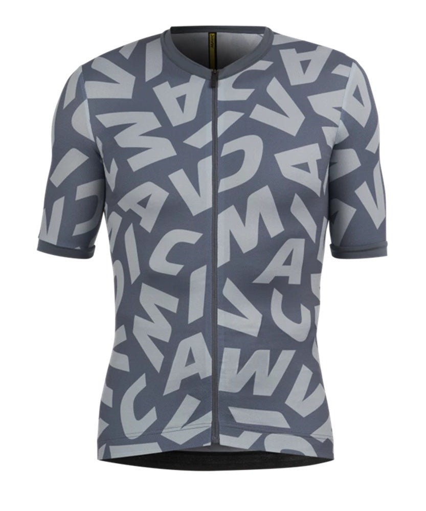 Mavic Aksium Graphic Full Zipper Short Sleeve Cycling Jersey