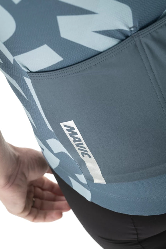 Mavic Aksium Graphic Full Zipper Short Sleeve Cycling Jersey