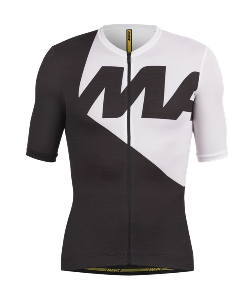 Mavic Aksium Graphic Full Zipper Short Sleeve Cycling Jersey