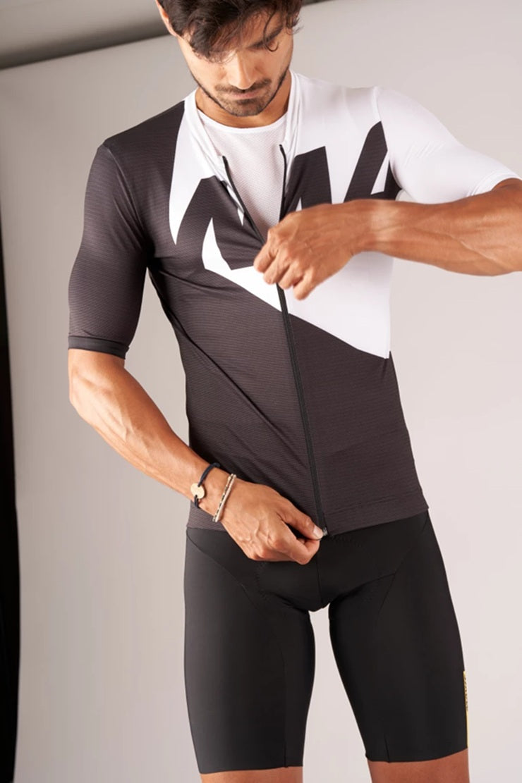 Mavic Aksium Graphic Full Zipper Short Sleeve Cycling Jersey