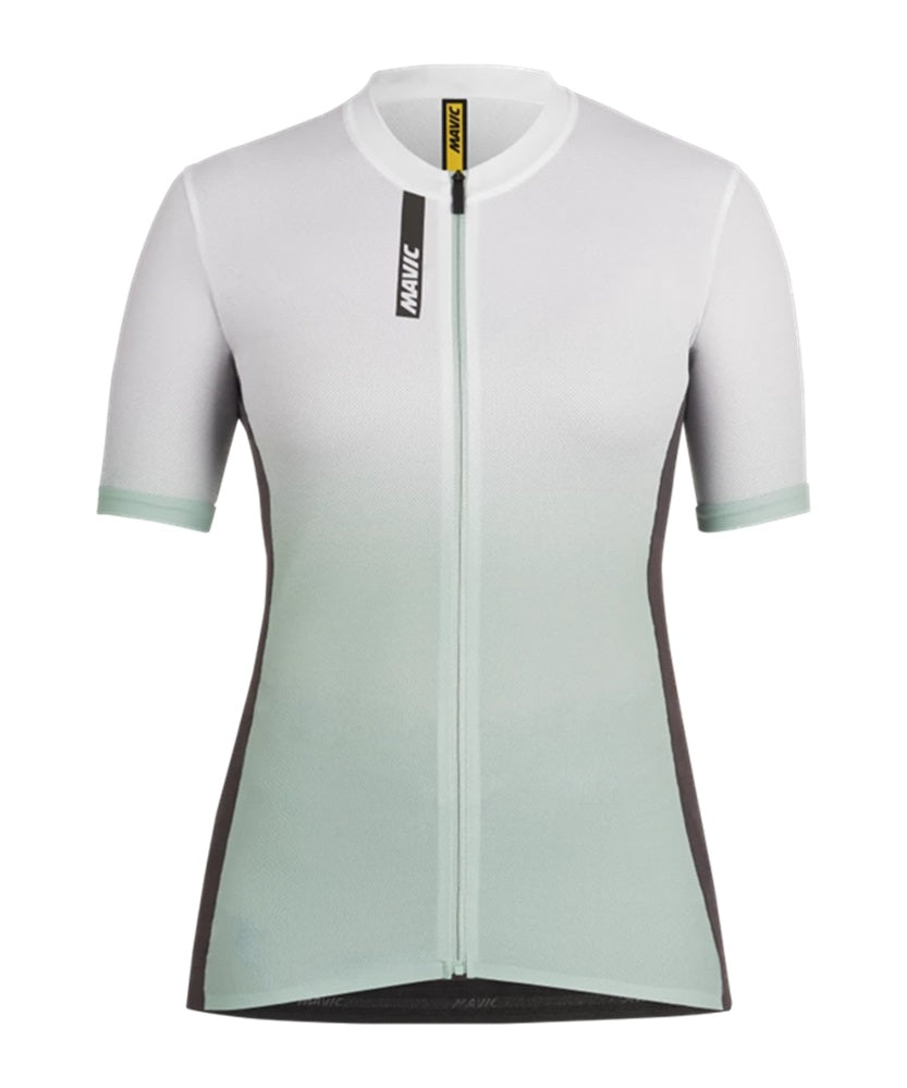 Mavic Women's Essential Graphic Full Zipper Short Sleeve Cycling Jersey