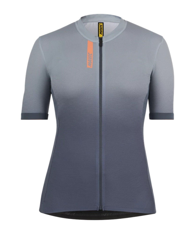 Mavic Women's Essential Graphic Full Zipper Short Sleeve Cycling Jersey
