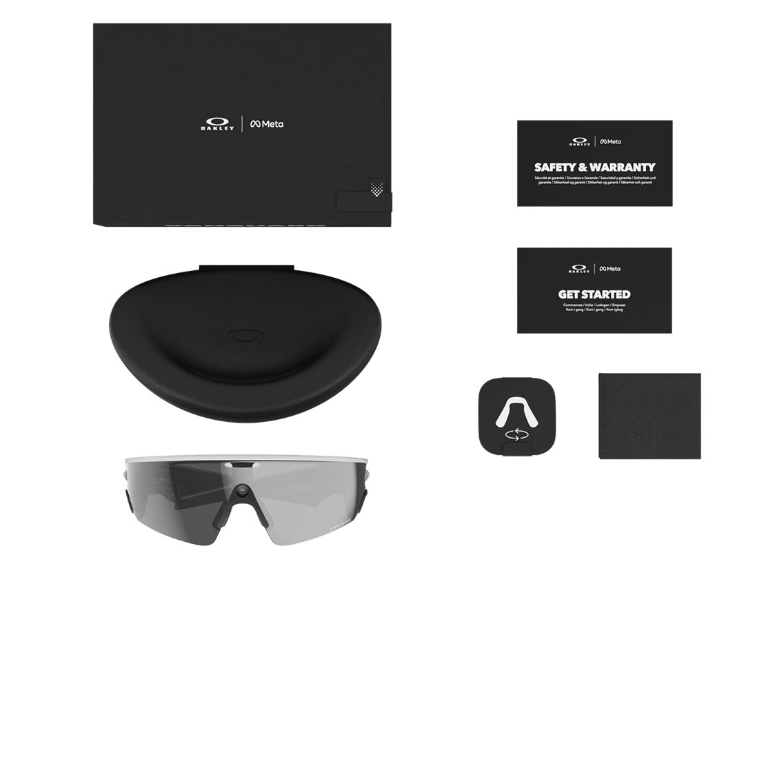 Oakley Meta Vanquish AI Sunglasses Powered by Meta AI and Garmin