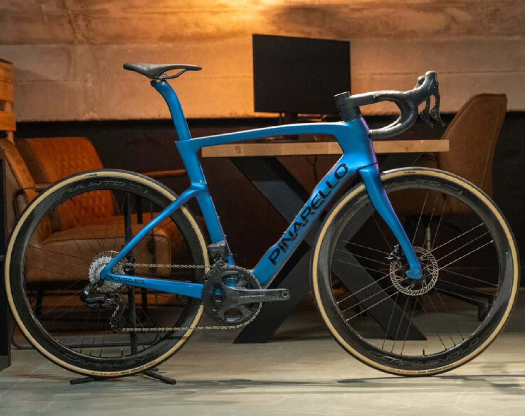 Pinarello Dogma F Campagnolo Super Record Wireless Road Bike ( With Bora WTO Wheels)