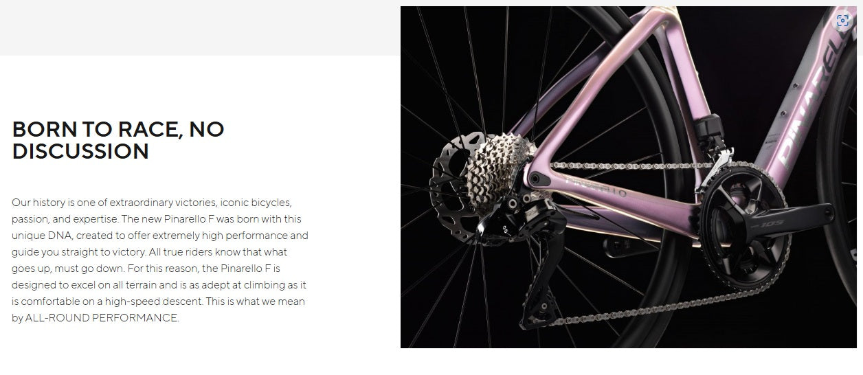 Pinarello F3 Shimano 105 Di2 12 Speed Carbon Road Bike