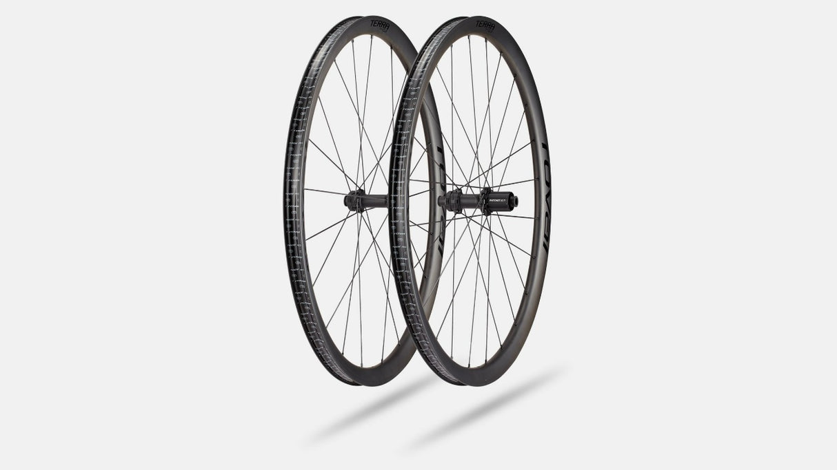 Roval Terra CLX II Carbon Clincher Disc Front Bicycle Wheel - Tubeless Compatible