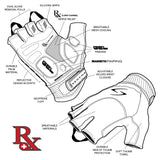 Serfas RSM-HV Men's Short Finger RX Hi-Vis Cycling Glove