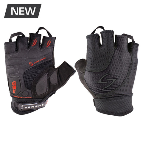 Serfas RSM-BK Short Finger RX Cyclin Gloves