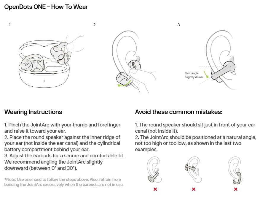 Shokz OpenDots One True Wireless Ear Buds