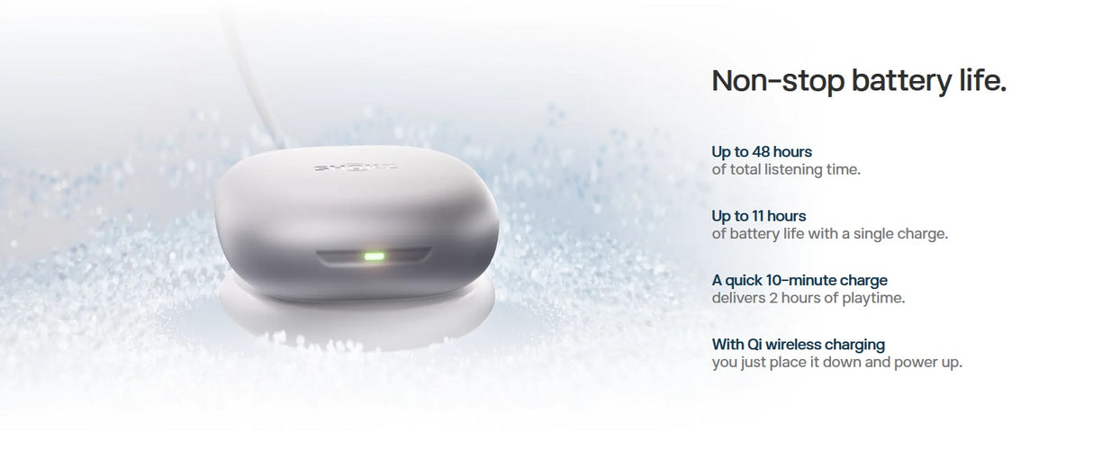 Shokz OpenFit 2+ Open-Ear Design Dolby Audio Wireless Earbuds