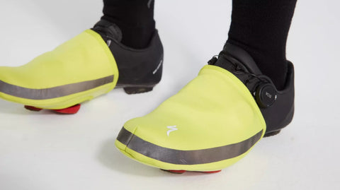 Specialized Neoprene Cycling Toe Covers - HyperGreen