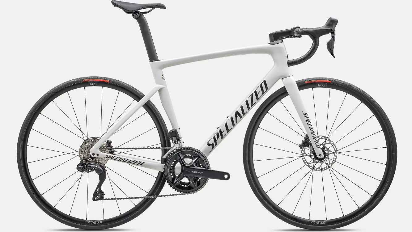 Specialized Tarmac SL7 Comp 12 Speed Shimano 105 Di2 Disc Road Bike - 52 /  GlossDuneWhite/MetallicObsidian