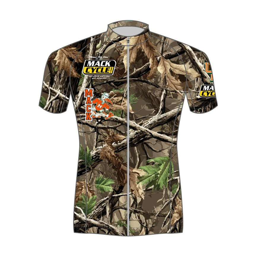 Team Hurricanes x Mack Cycle Women's "Hunting Season" Short Sleeve Full Zipper Cycling Jersey