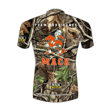 Team Hurricanes x Mack Cycle Women's "Hunting Season" Short Sleeve Full Zipper Cycling Jersey