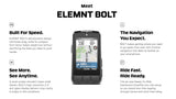 Wahoo ELEMNT BOLT 3 GPS Bike Computer