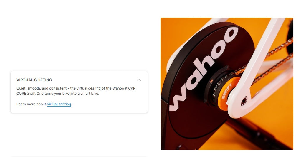 Wahoo KICKR CORE Zwift One Smart Bicycle Trainer – Mack Cycle