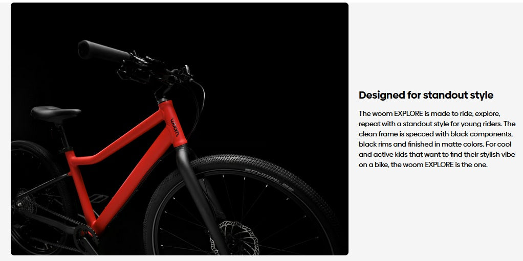 Woom Explore 4 20 Inch 7 Speed Kid's Bike (Recommended for Height 3'9" to 4'3")