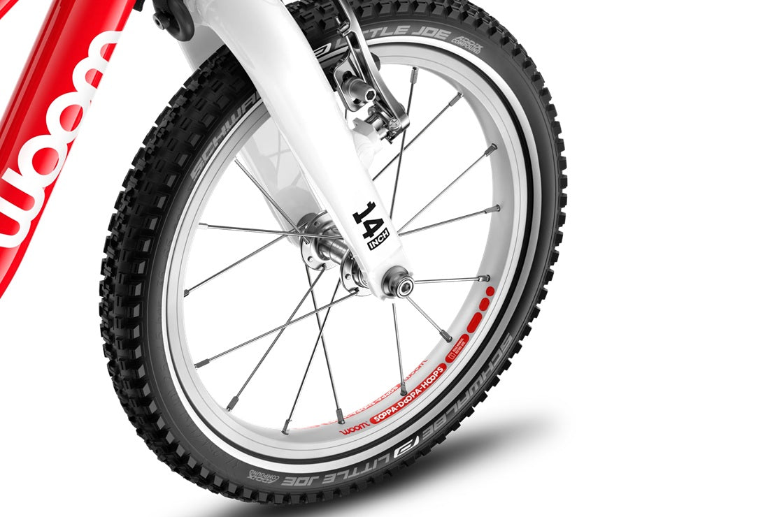 Woom GO 2 14" Kid's Bike (Recommended for height 3'1" to 3"7")