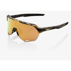 100% S2 Peter Sagan LE Metallic Gold Flake HiPer Gold Mirror Lens Sunglasses