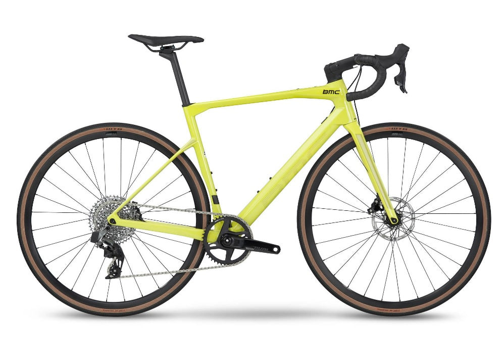 2023 BMC Roadmachine X 12 Speed SRAM Rival eTap Disc Road Bike - Yellow/Black