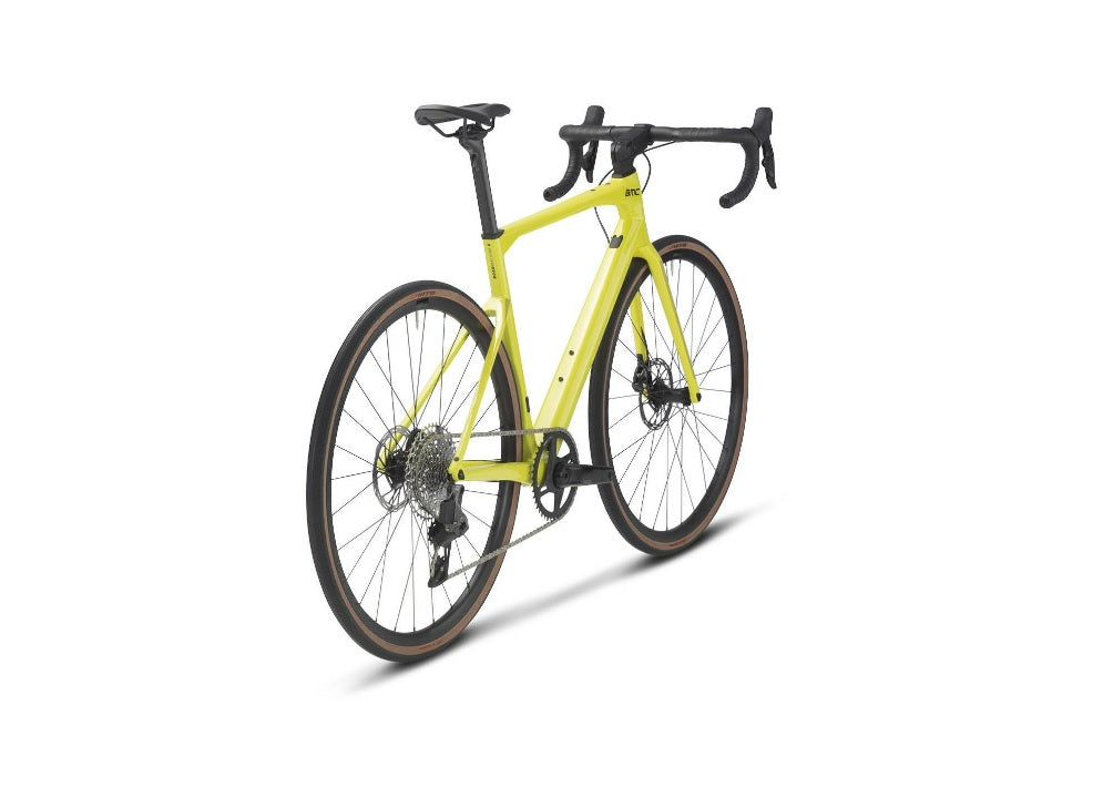 2023 BMC Roadmachine X TWO 12 Speed SRAM Rival eTap Disc Road Bike - Yellow/Black