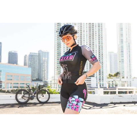 Mack Cycle x ZeFlorist - Women's Bib