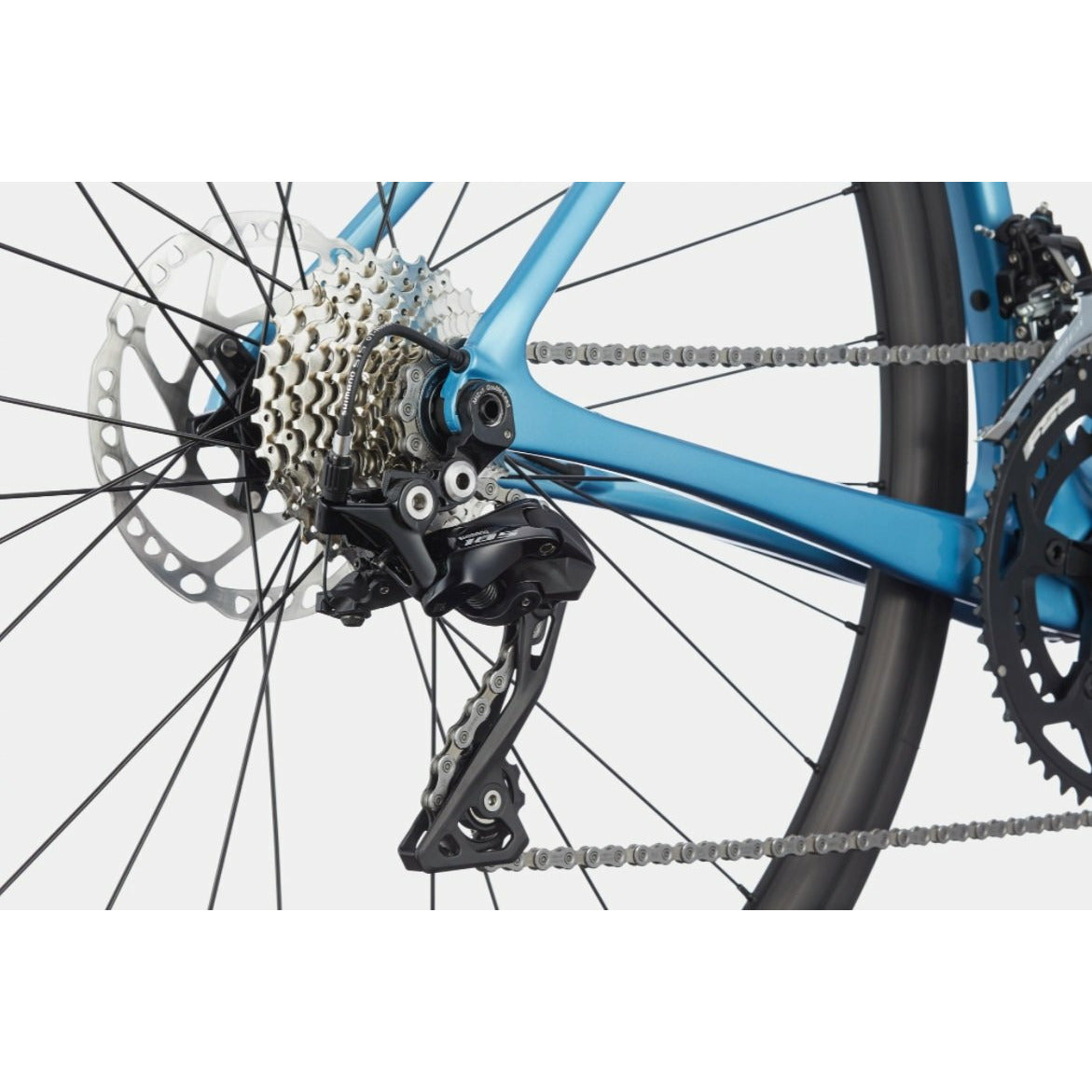 2021 Cannondale SuperSix Evo Carbon Disc 105 Road Bike - 58 / AlpineBlue