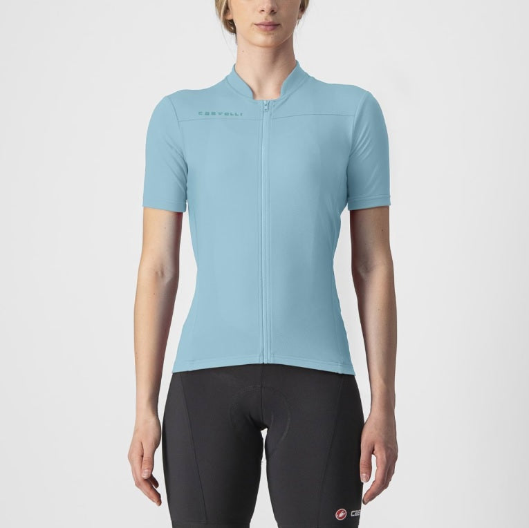 Castelli Anima 3 Short Sleeve Full Zipper Women's Cycling Jersey