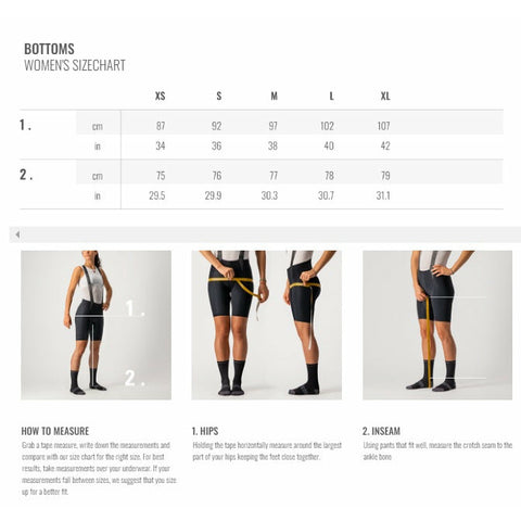 Castelli Women's Prima Cycling Bib Shorts