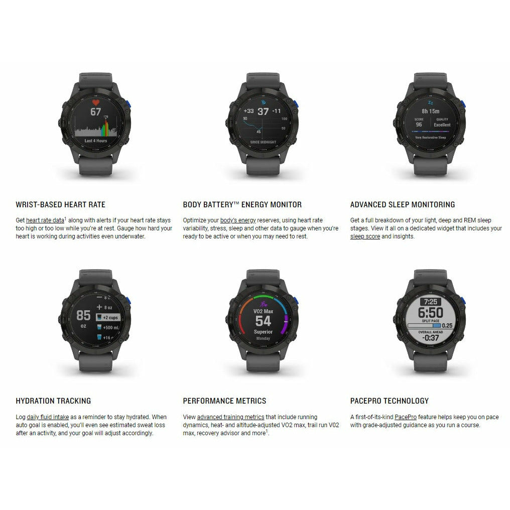 Garmin Fēnix® 6 - Pro Solar Edition Multi-sport Watch