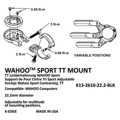 K-Edge Wahoo Elemnt Sport TT