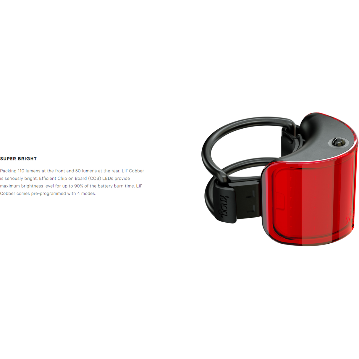 Knog Lil' Cobber Twinpack Rear and Front Bike Light