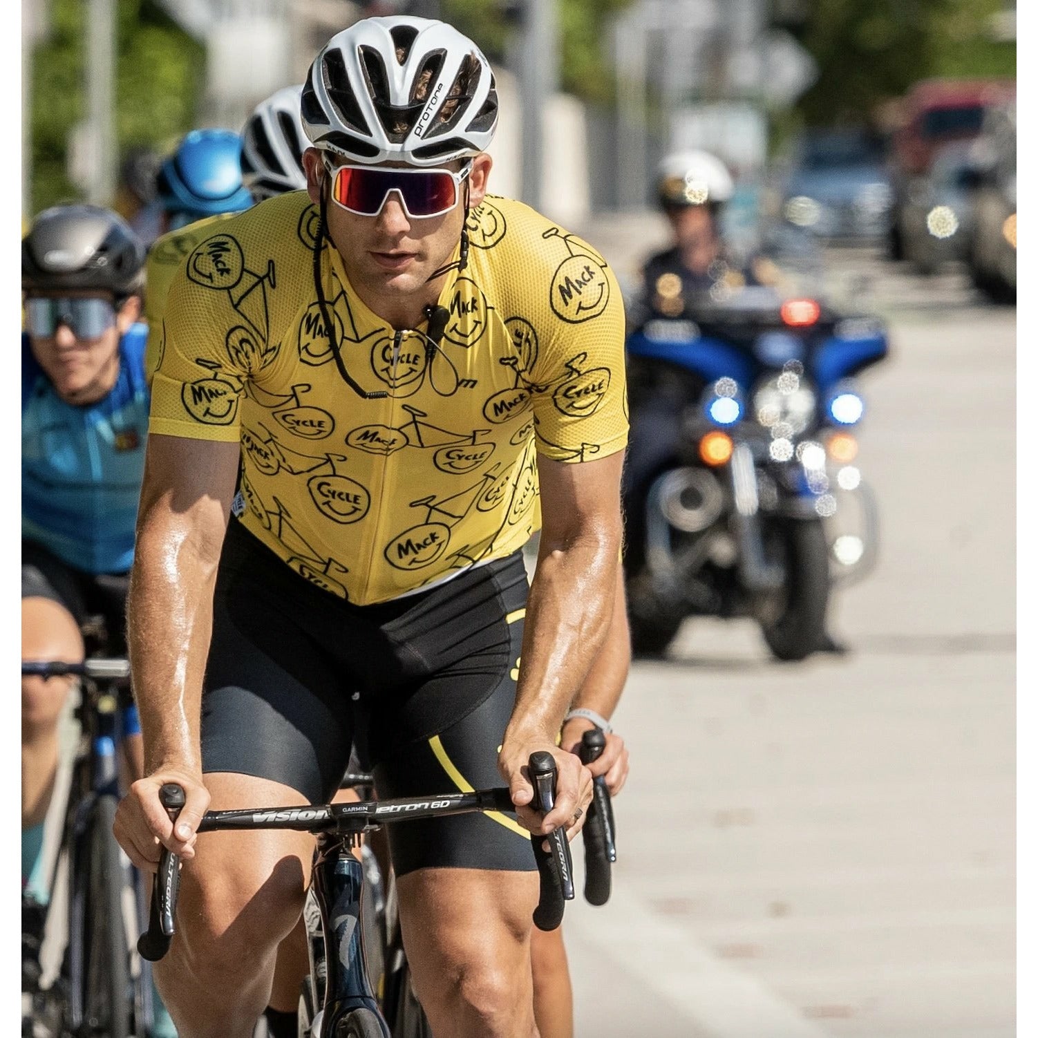 Men's Happy Riding Cycling Kit Bundle (Bibs/Jersey/Buff)