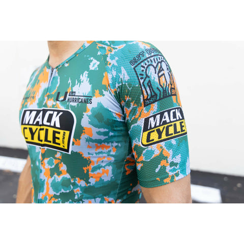 Men's Hurricanes X Mack Tie Dye Cycling Kit Bundle (Bibs/Jersey)