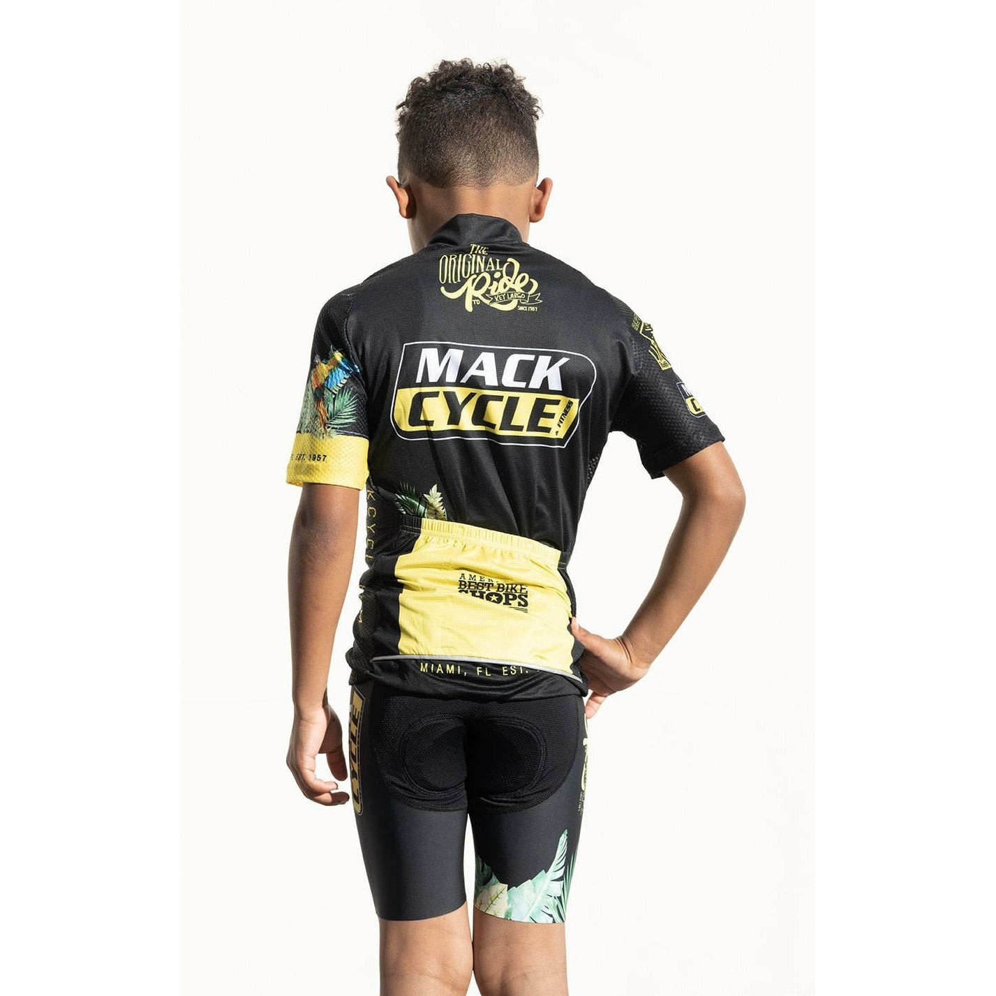 Mack Cycle Parrots - Kid's Cycling Short – Mack Cycle & Fitness
