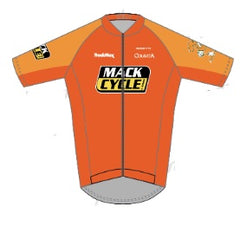 Mack Cycle x Team Hurricanes Neon Orange - Women's Cycling Jersey